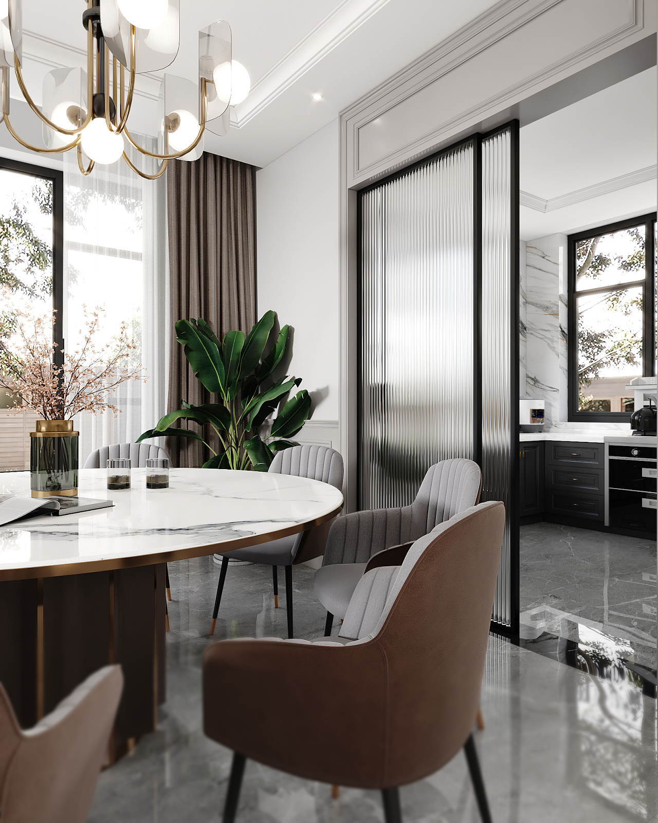 简欧家居空间设计-13