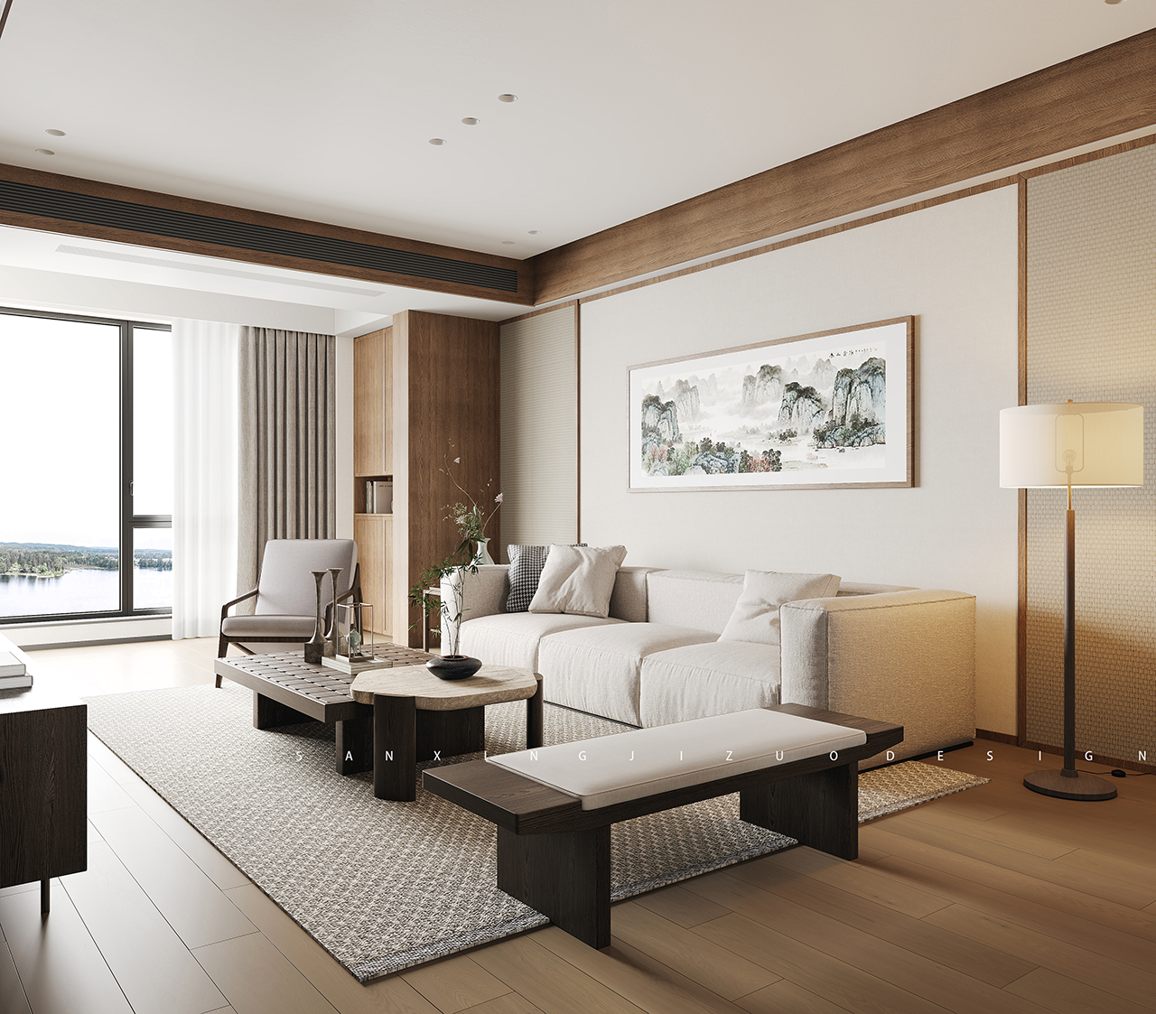 中骏世界城 135㎡精装改造丨三行集作设计工作室-39