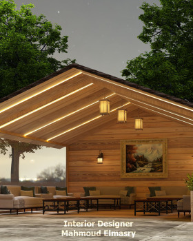 log cabin in saudi arabia