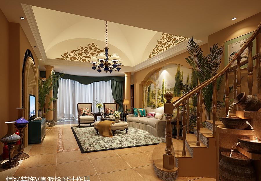 简美地中海风情别墅设计-0