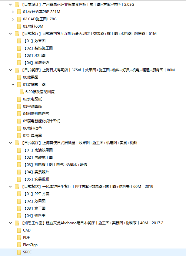 日式餐饮空间设计全案六套精选-21