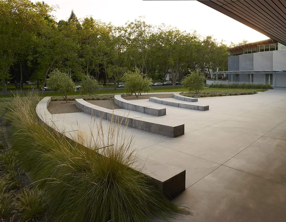 国密尔斯学院研究生院景观设计 mills college graduate school of business school by Lutsko Associates Landscape-3