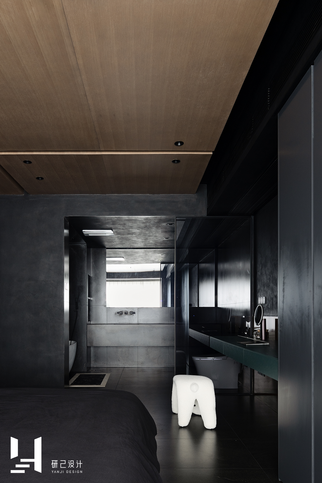 暗黑风江景宅丨中国芜湖丨研己设计-53