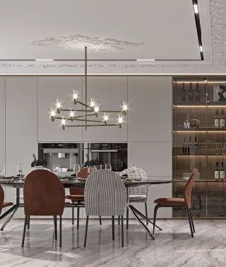 祥生·国玥公馆 法式轻奢现代空间设计丨璀璨空间设计事务所-10