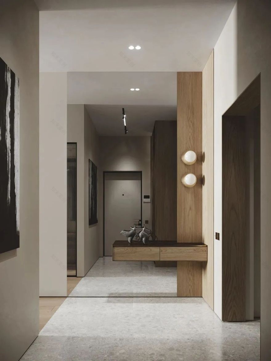 500㎡联排别墅,现代东方诗意空间丨东易日盛北京原创别墅分公司-97