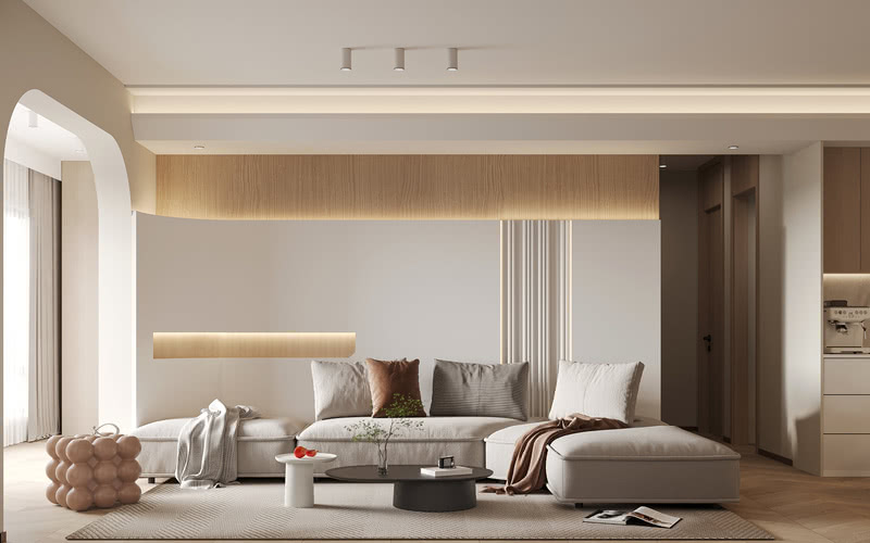 贵阳138平米现代中式家居设计-7