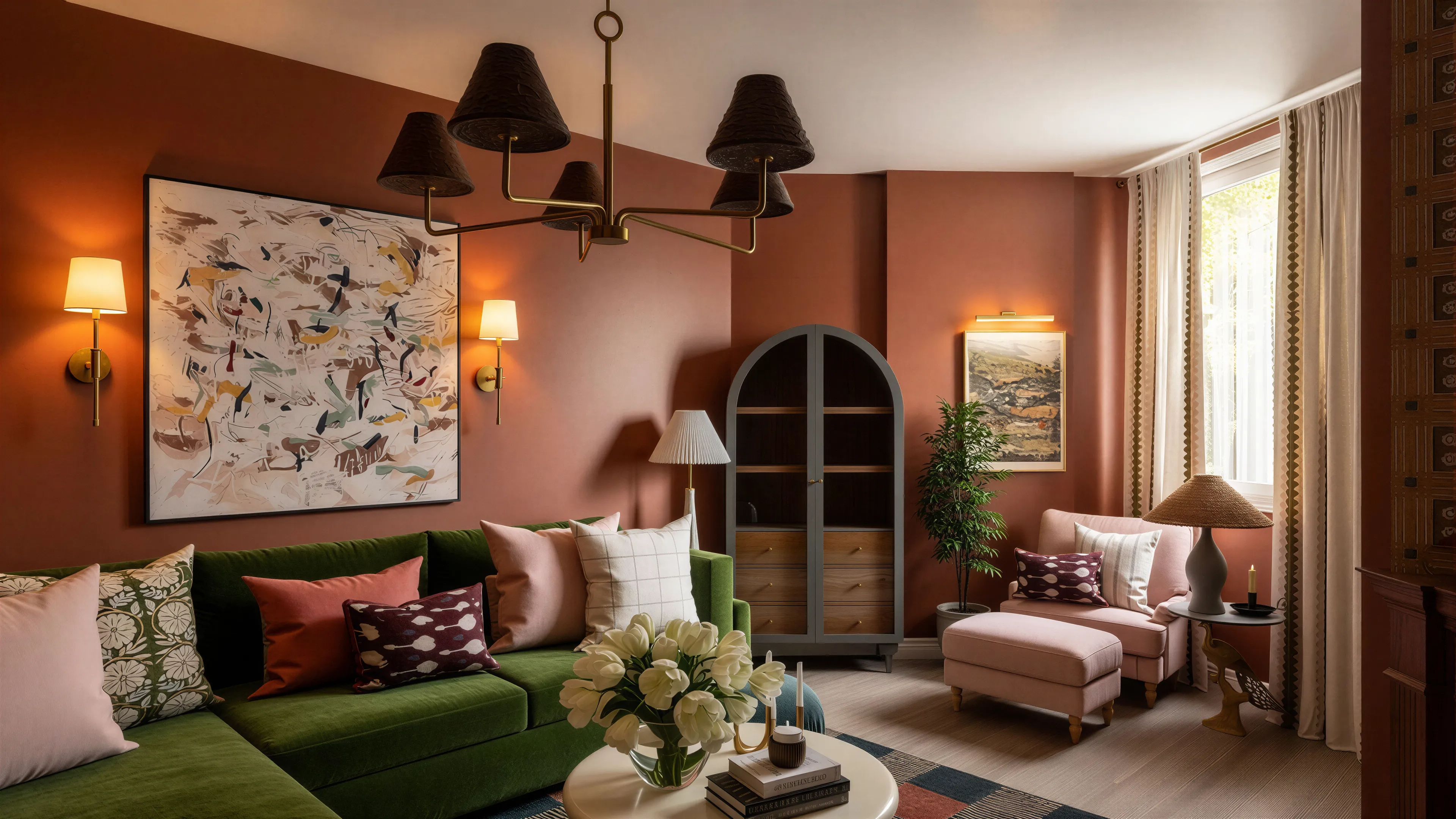 Eclectic Living Room-2