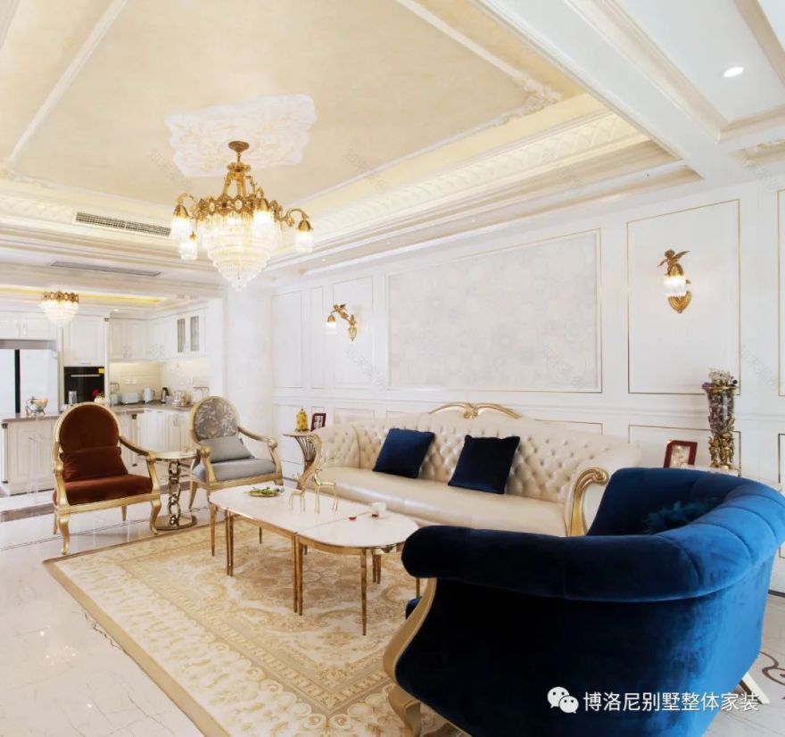 北京华贸城别墅法式浪漫设计-13