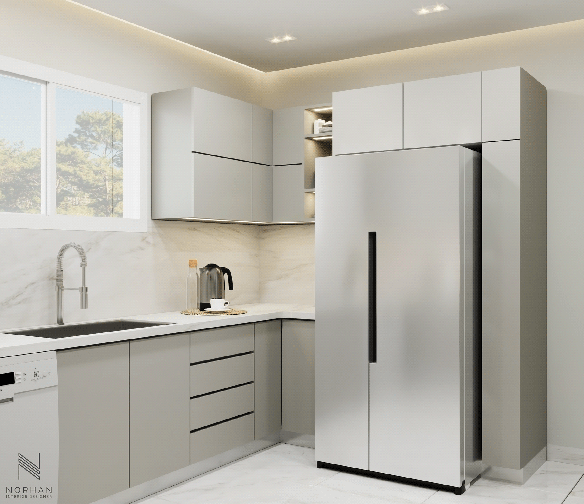 Modern Kitchen in KSA-6