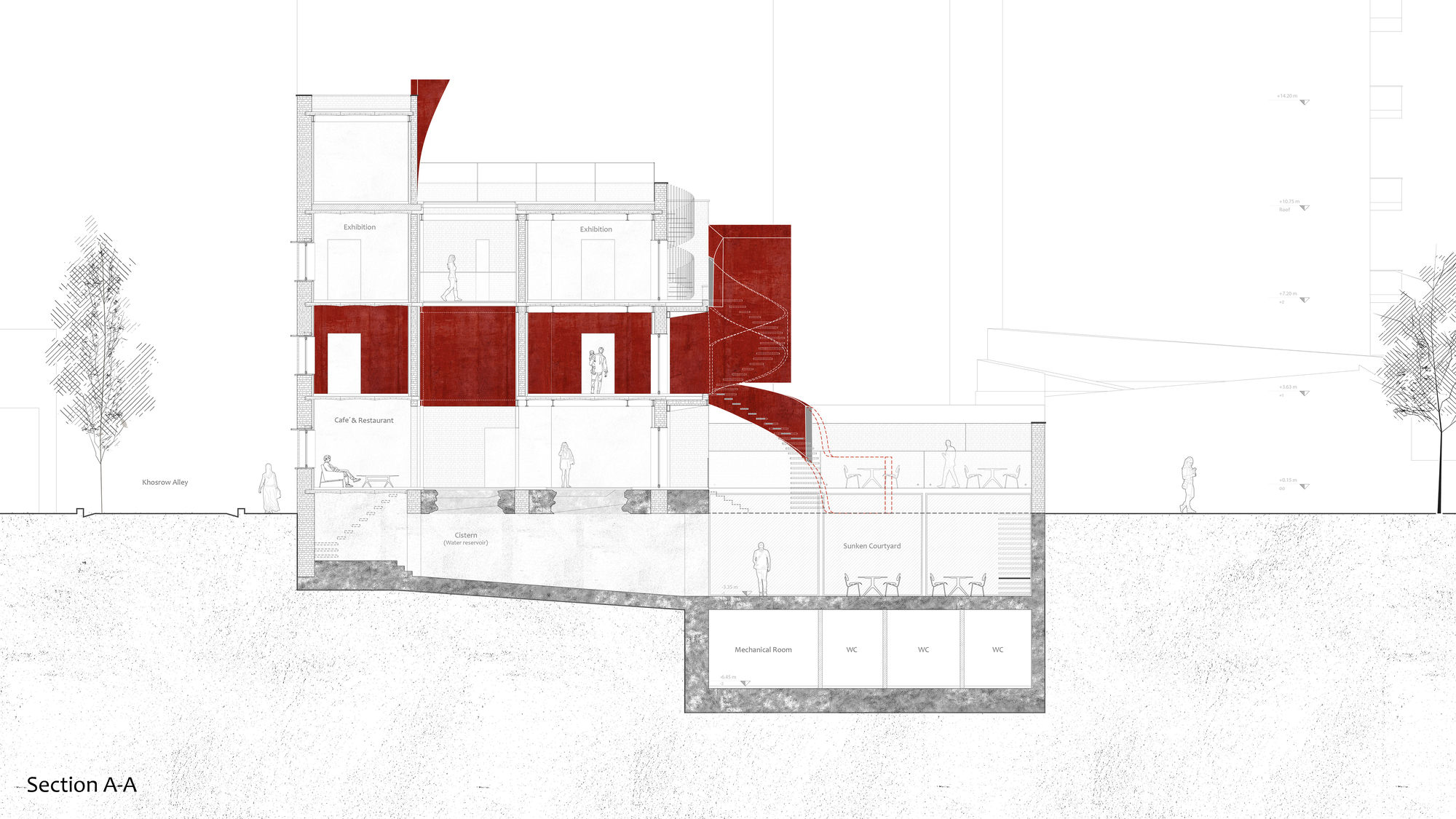 诗人之家丨伊朗德黑兰丨NextOffice–Alireza Taghaboni-20