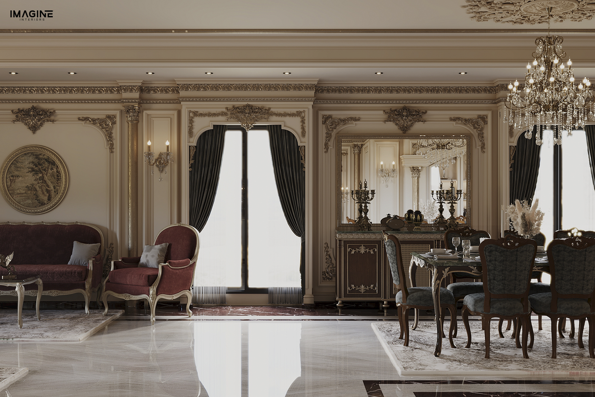 经典接待丨Egypt丨Imagine Interiors-10