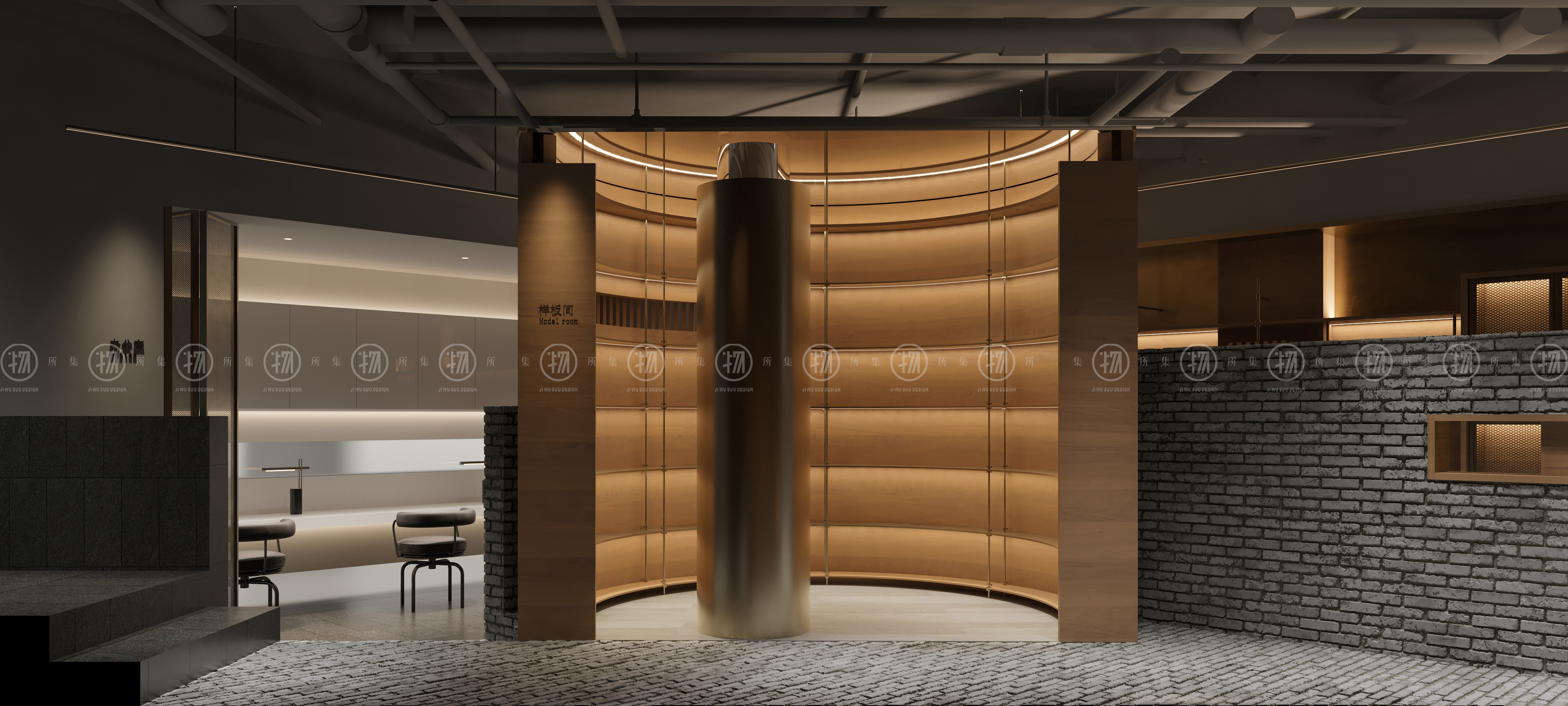 槿文家居展厅丨中国郑州丨集物所建筑设计-16