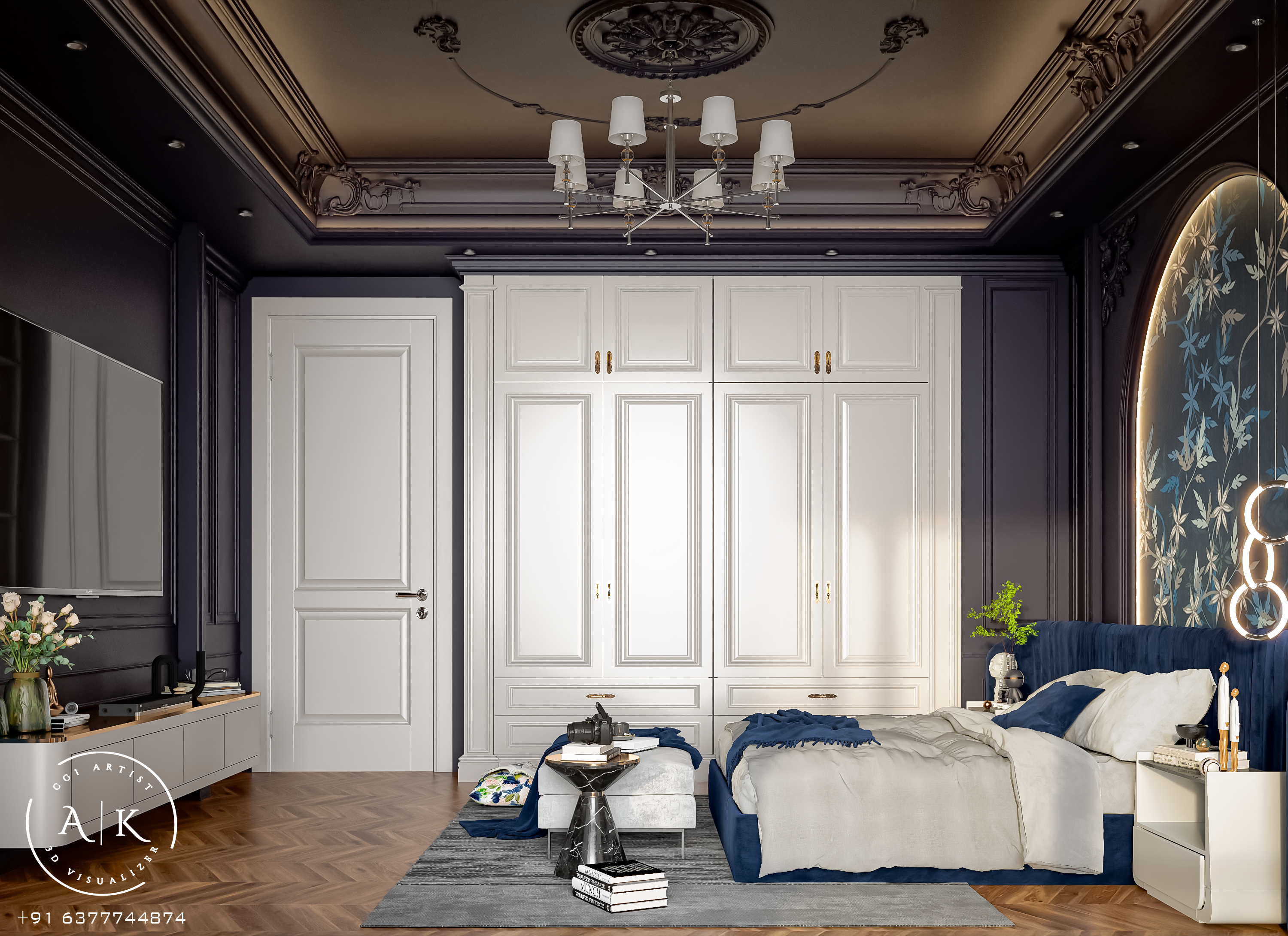 Luxury Classic Bedroom Design-3