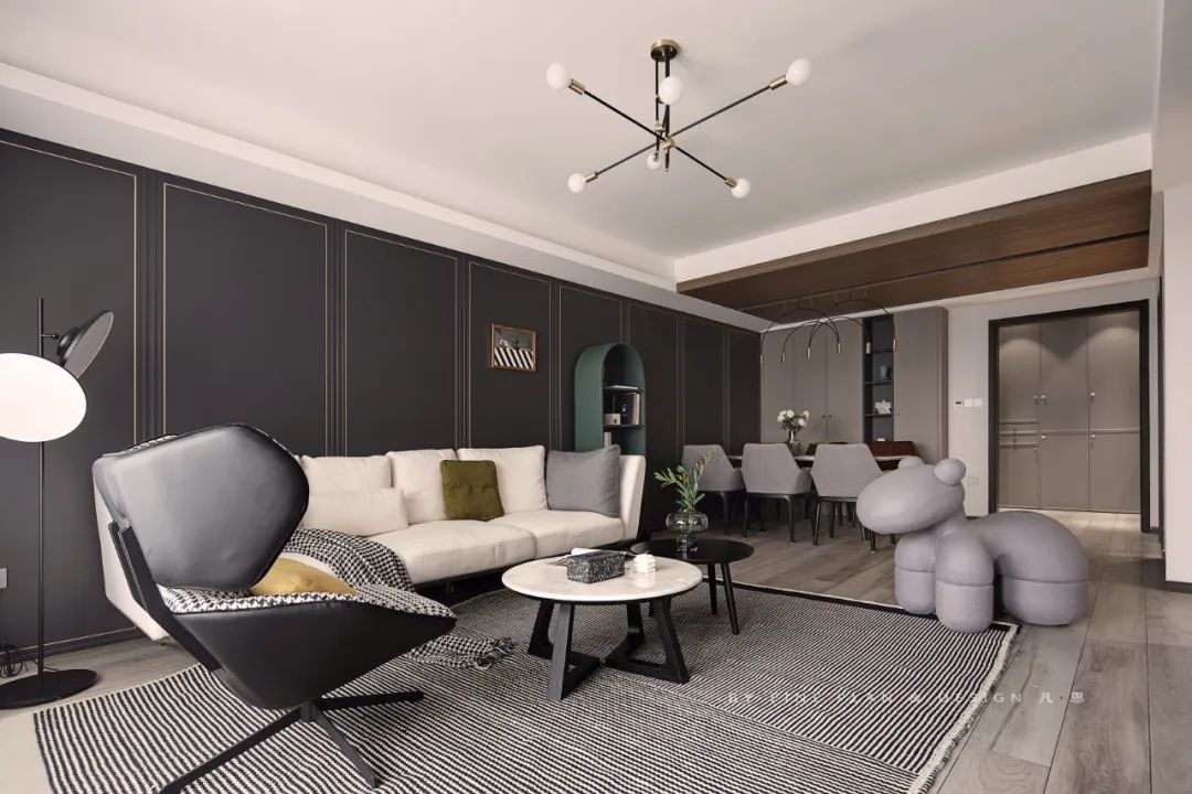 贵阳现代私宅设计 | 简约温馨,空间灵动-24