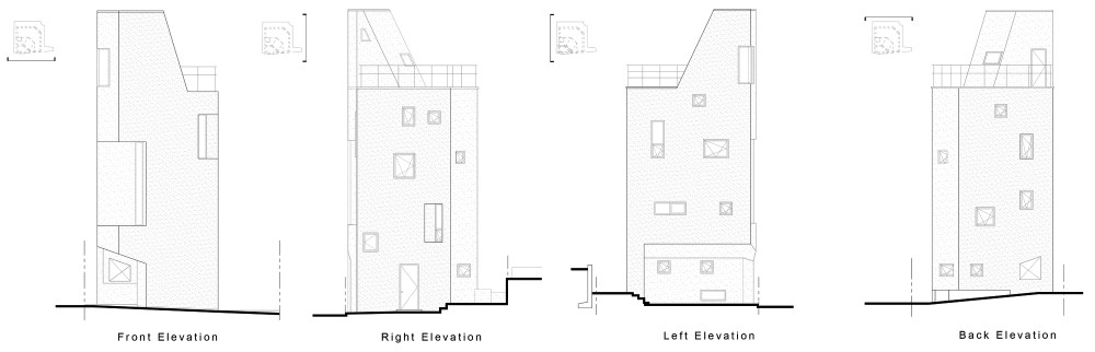 首尔“裂缝”之家 | 小地块中的大空间设计-67