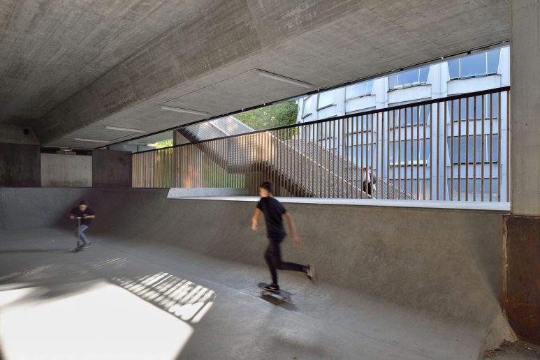 卢布尔雅那法比安桥下滑板公园丨卢布尔雅那Spacelab工作室-19