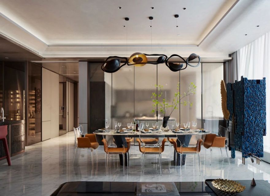 融泰云臻大平层样板间丨中国杭州丨郑仕樑室内设计(苏州)有限公司-13