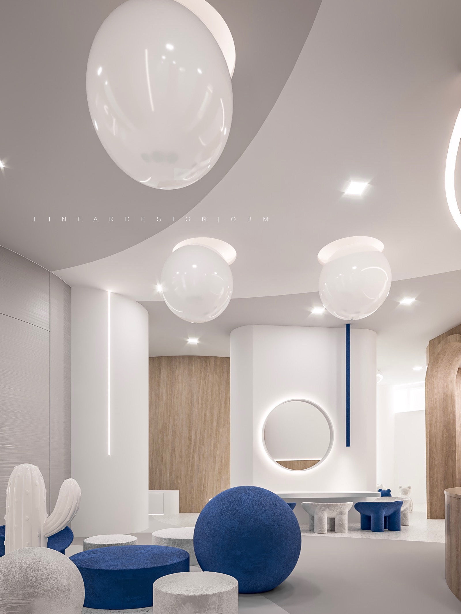 OBM 亲子培训中心，艺术属性的交互空间设计-3