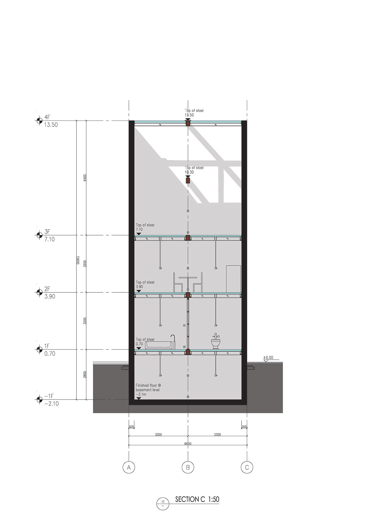 上海垂直玻璃屋丨非常建筑工作室-35