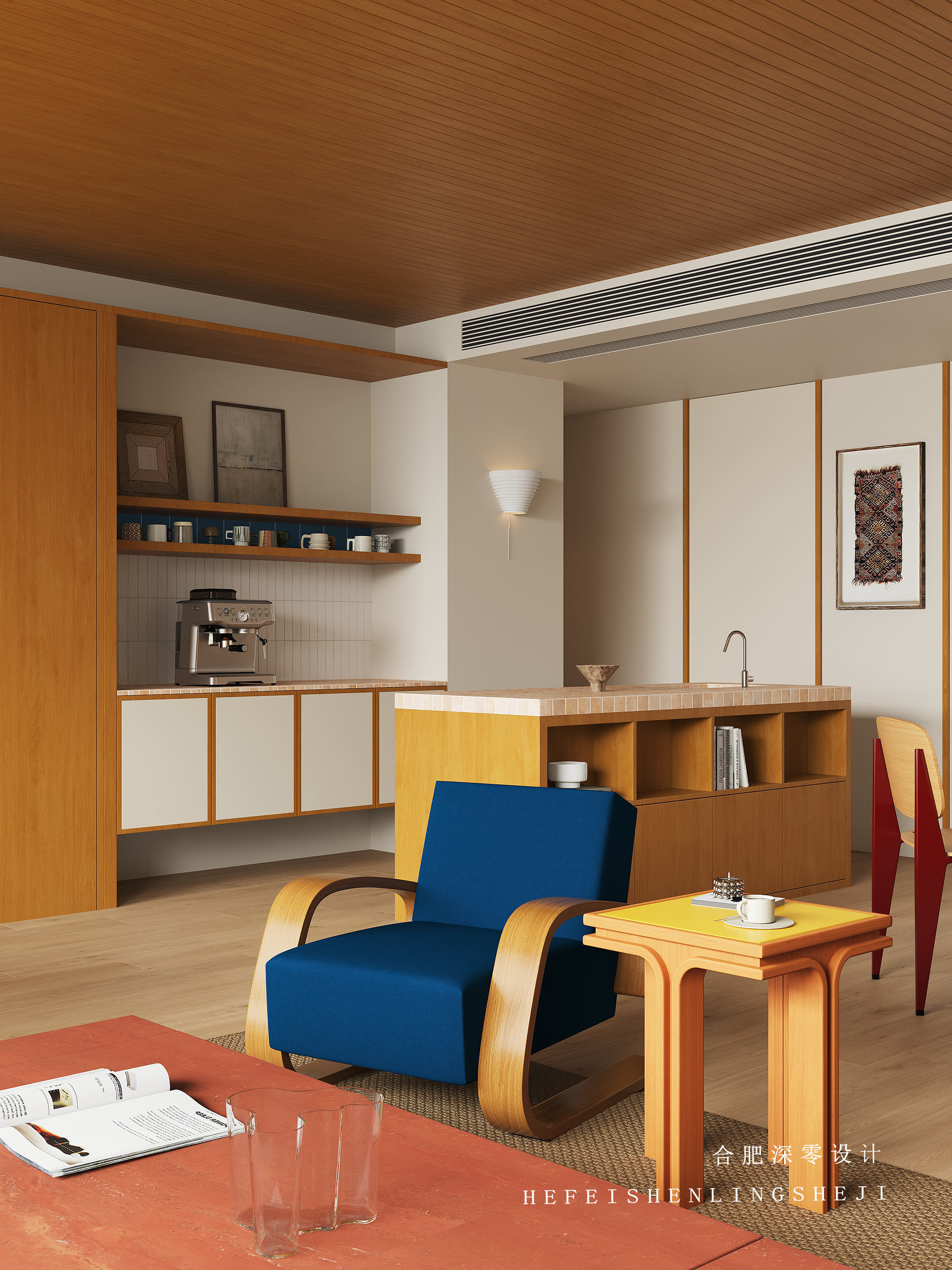 【置地中心】流动生长,阿尔托式家的「GOLDEN HOUR」丨中国合肥丨深零设计-1