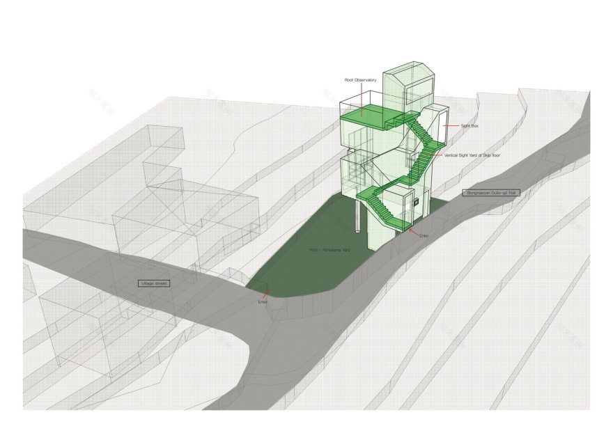 釜山"希望村"景观树建筑,室内外和谐共生-58