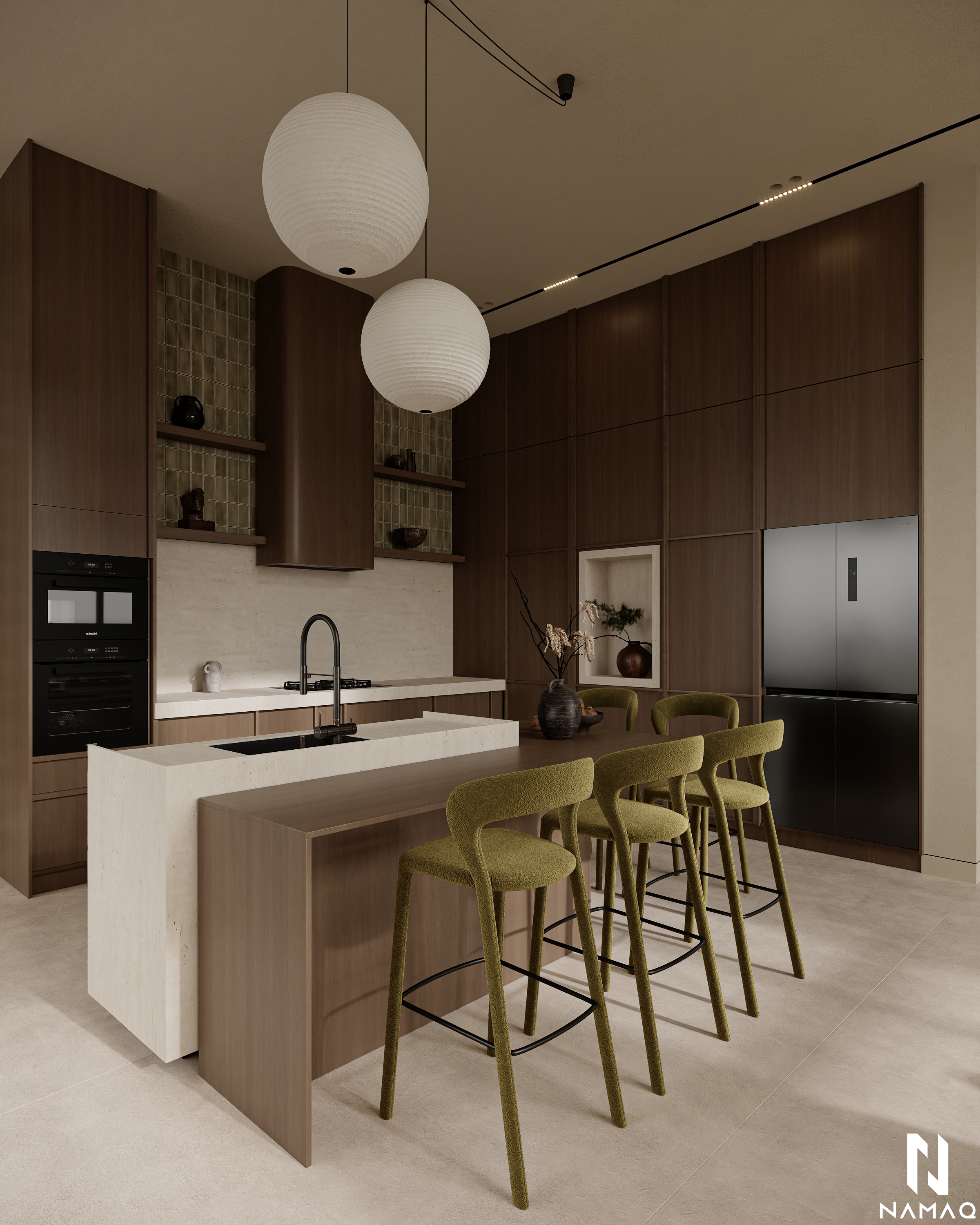 SOHO生活区接待处丨沙特阿拉伯利雅得丨Nourhan Essa（代表Namaq Architects）-12