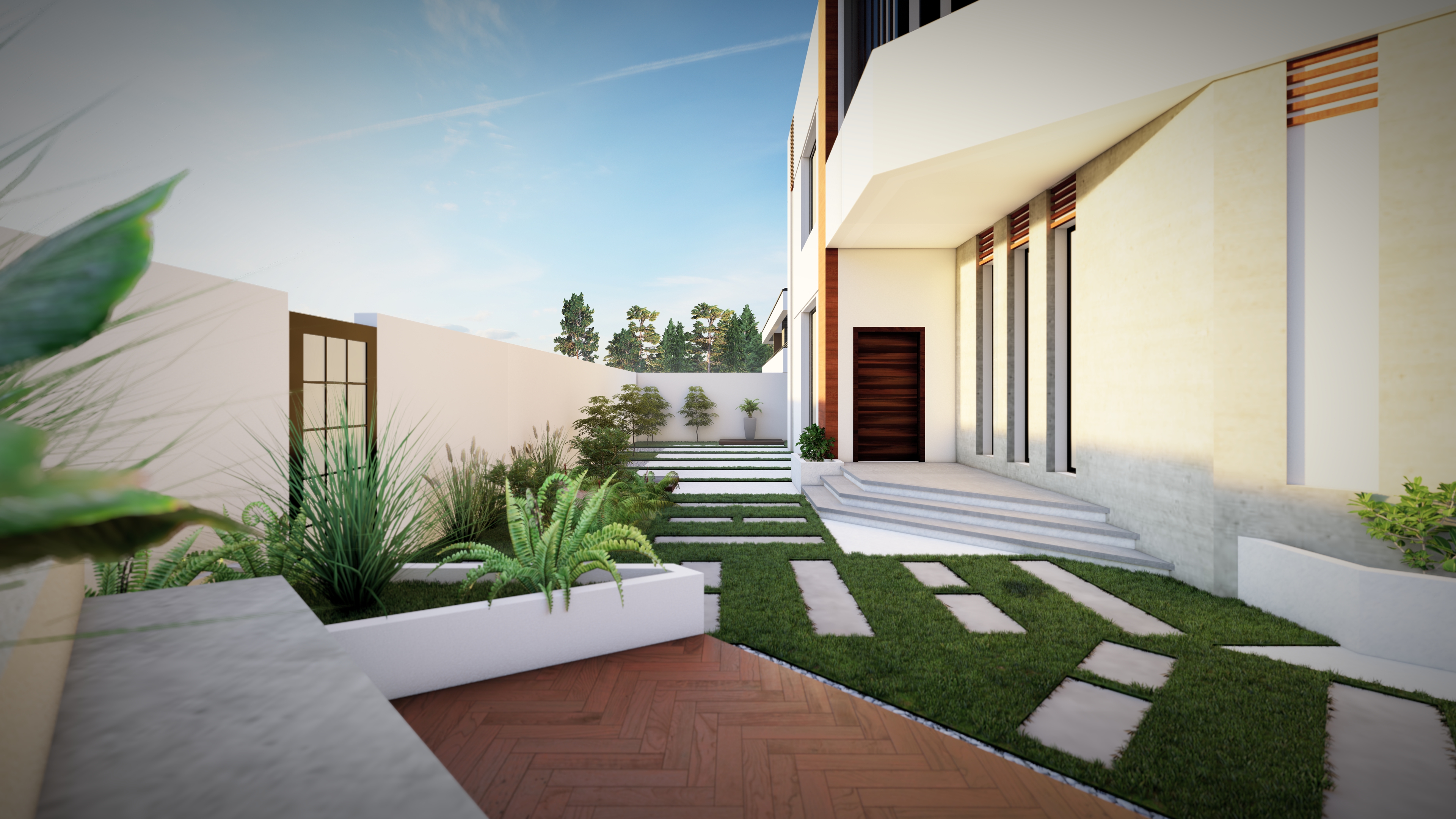 house yard landscape-7