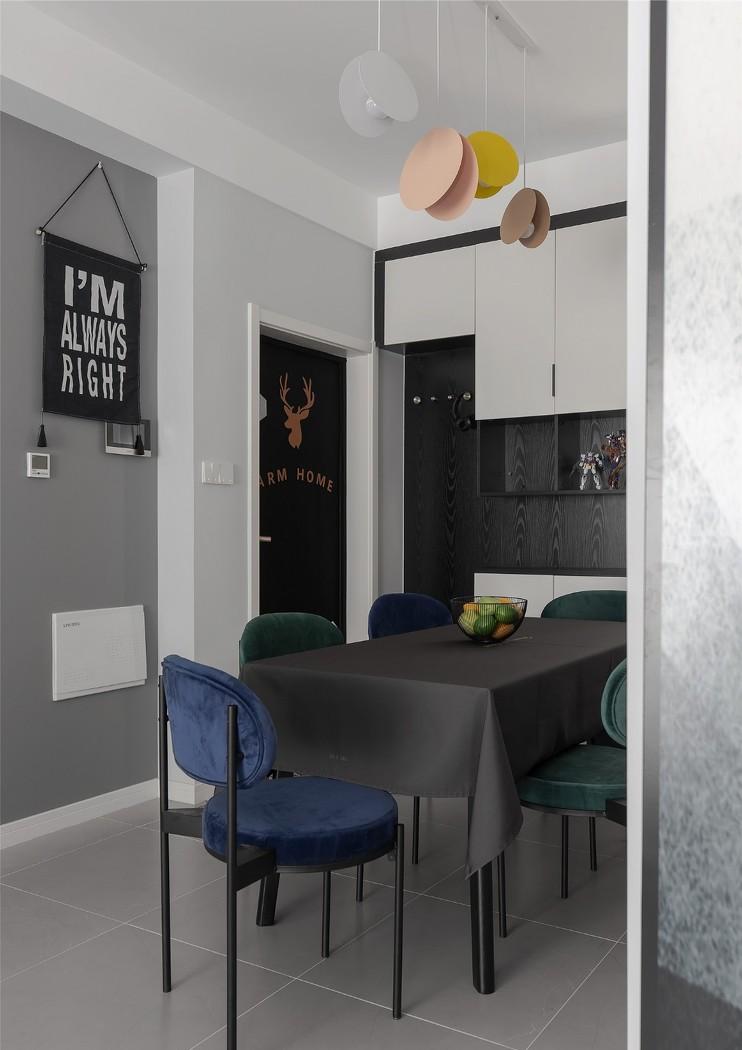 成都郫都 102㎡北欧风家居,浪漫粉灰打造舒适生活空间-22