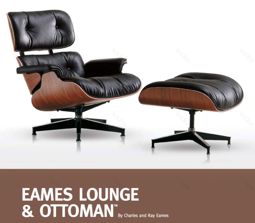 Eames Lounge Chair 单椅丨Charles Eames 和 Ray-3