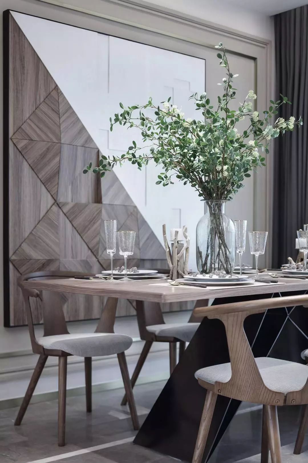 高级灰住宅——中南樾府高层样板间 重庆涟漪设计-24