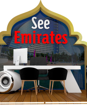 diseño de estand publicitario
