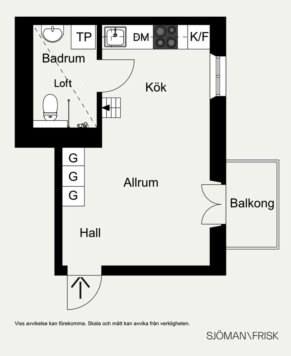 斯德哥尔摩 28 平米紧凑型 loft 公寓设计-19