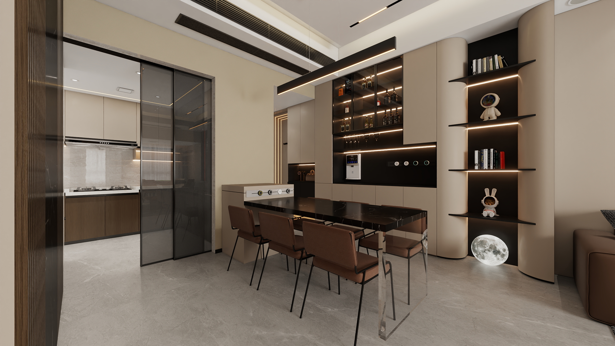 四川岳池御龙湾（214平方意式极简六居室）-17