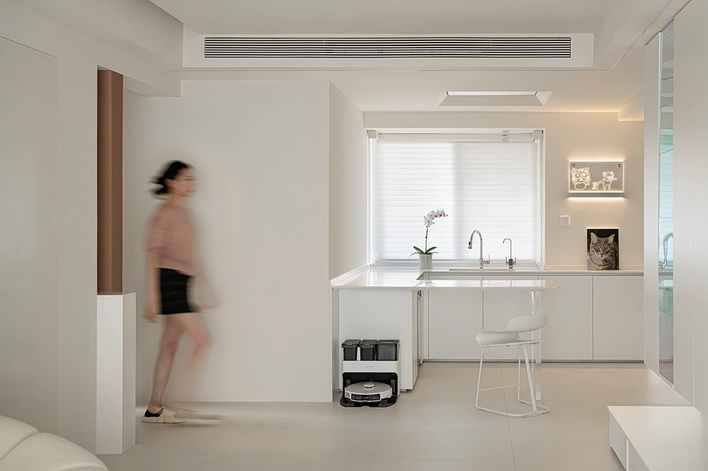 极简奶油风,多巴胺配色,治愈系的家丨無一內建筑设计,成都宏福樘设计-45