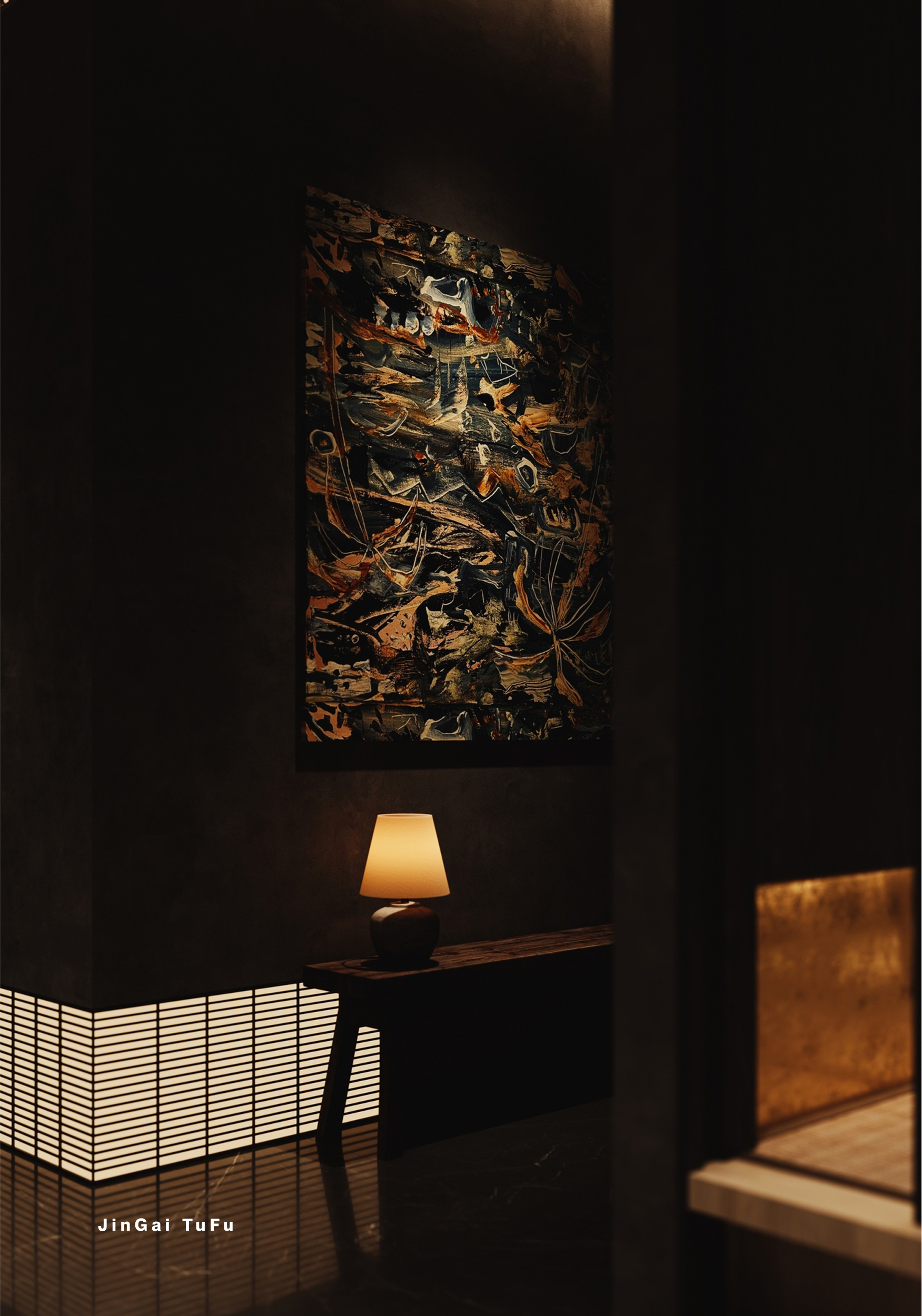 日式风情餐厅室内设计丨图夫 x 金该-9