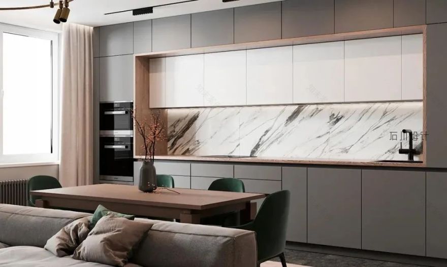 复古墨绿+原木轻奢-8