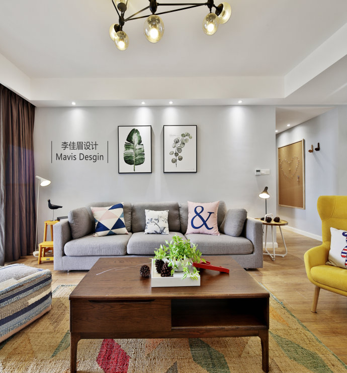 李佳眉设计 | 南昌 140㎡北欧风格住宅，温馨有爱生活空间-12