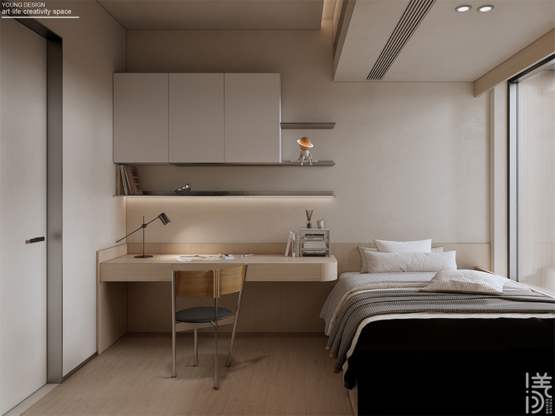 现代原木风 · 深铁懿府室内设计丨深圳漾空间设计有限公司-59