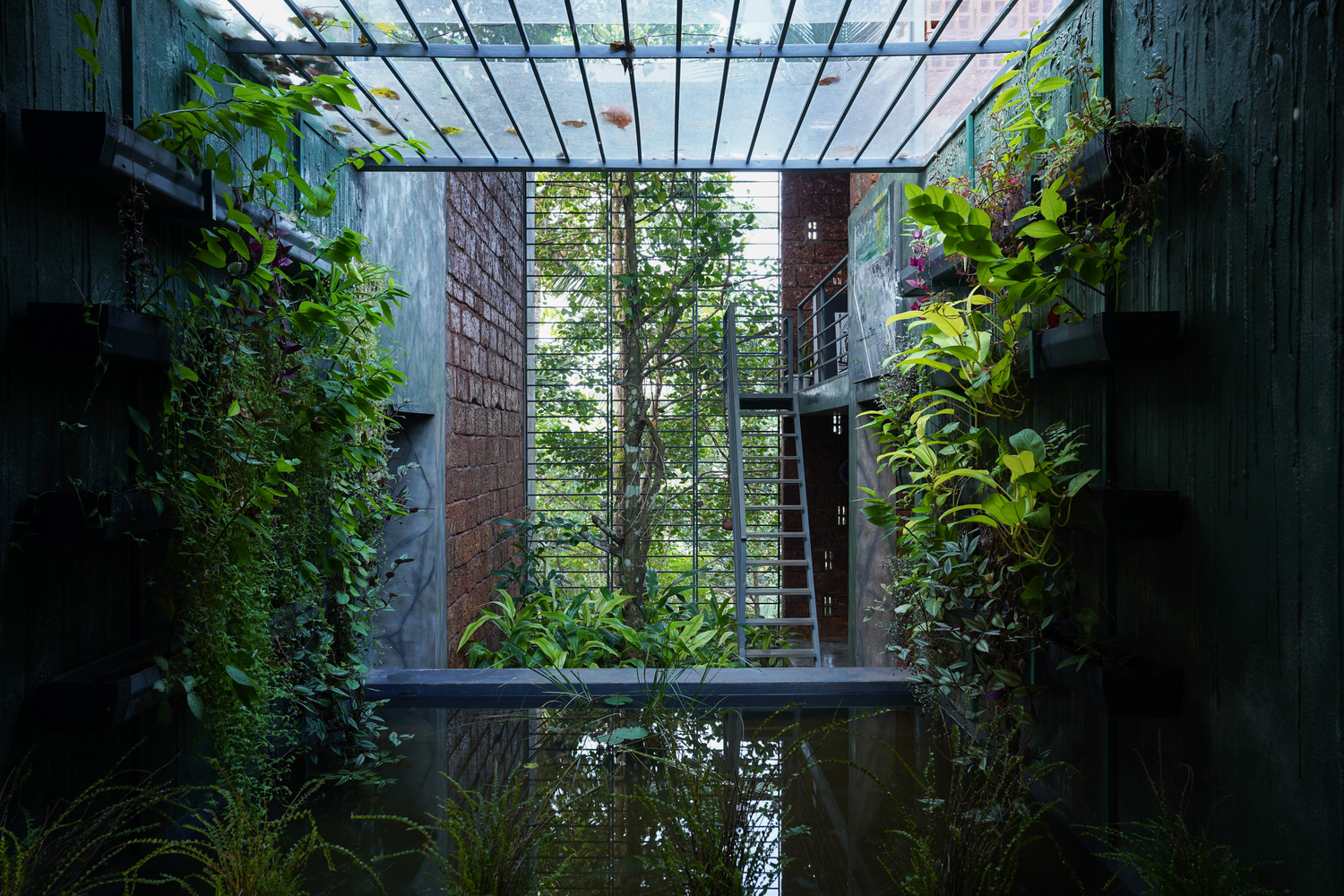 自然共生 · 印度艺术家住宅设计丨A Line Studio-19