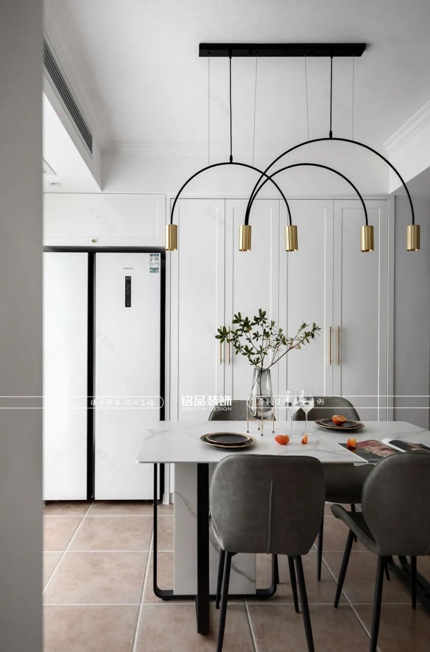 77平美式轻奢公寓设计丨铭品装饰-30