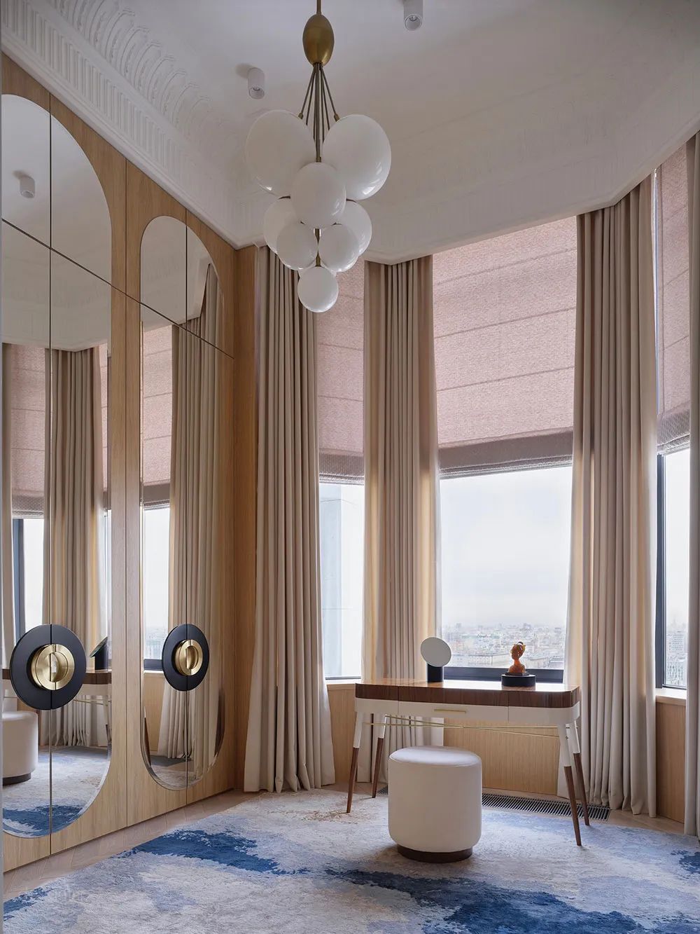 俄罗斯轻奢法式公寓设计丨俄罗斯莫斯科丨Katerina Lashmanova 设计工作室-17