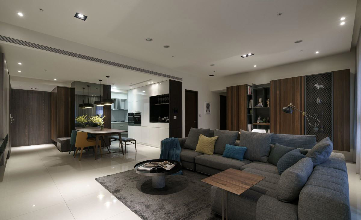 125㎡现代风住宅 筑悦空间设计-4