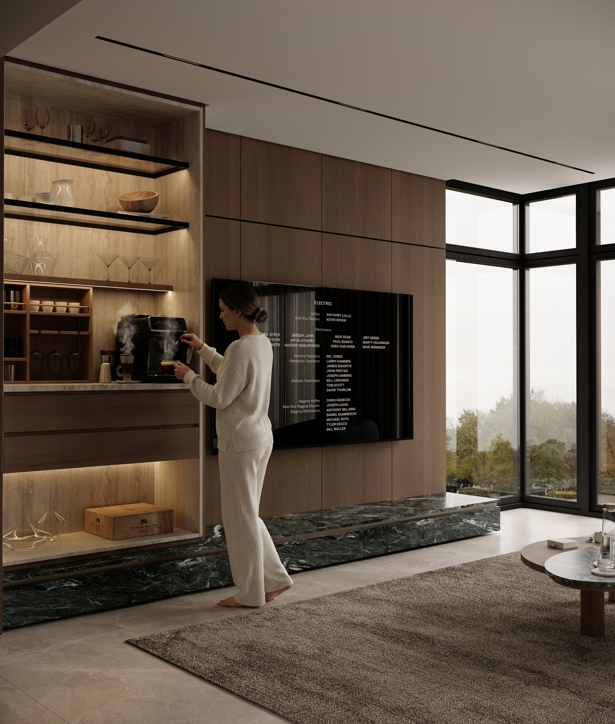 客厅设计丨沙特阿拉伯丨Astro Architects-17