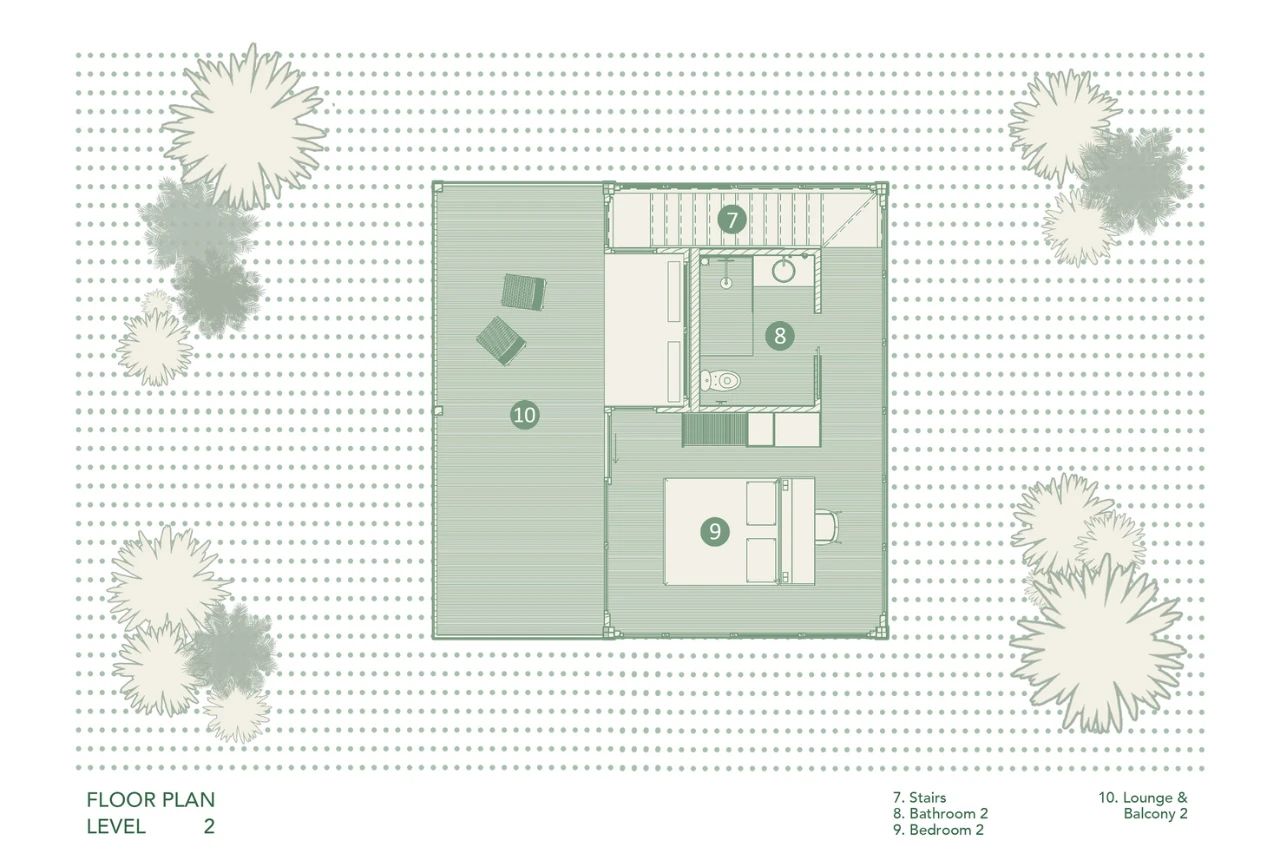 巴厘岛乌鲁瓦图树屋别墅丨印度丨Stilt Studios-28