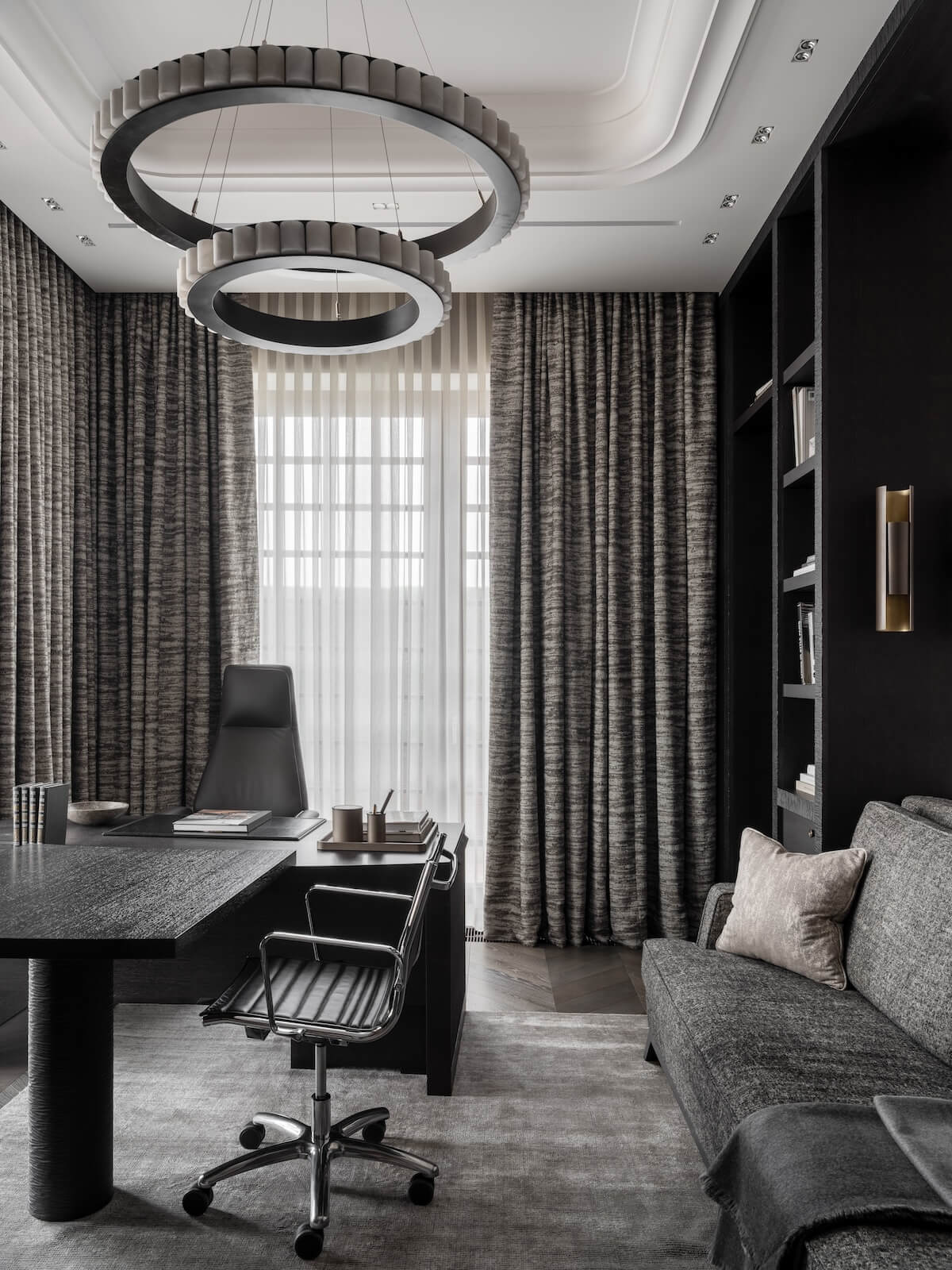 豪华太空主题公寓设计丨俄罗斯莫斯科丨Sergeeva Irina & Alimbekova Olga-39