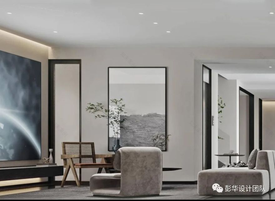 金科九曲河 · 现代极简独栋别墅设计丨彭华设计团队-20