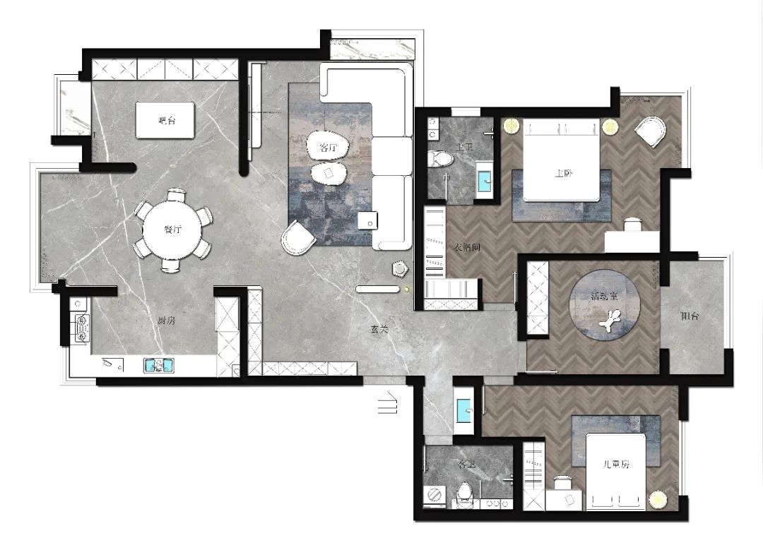 225㎡动静分明的浅色系居所，精致，从玄关开始！-67
