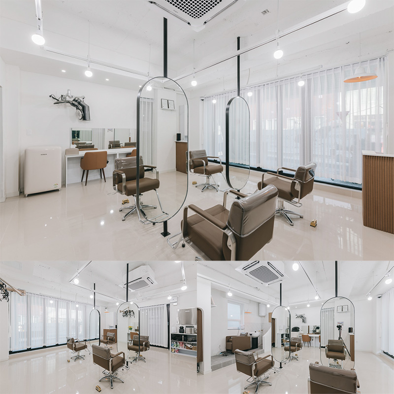 白色简约之美，12 平米美容院的华丽转身-1