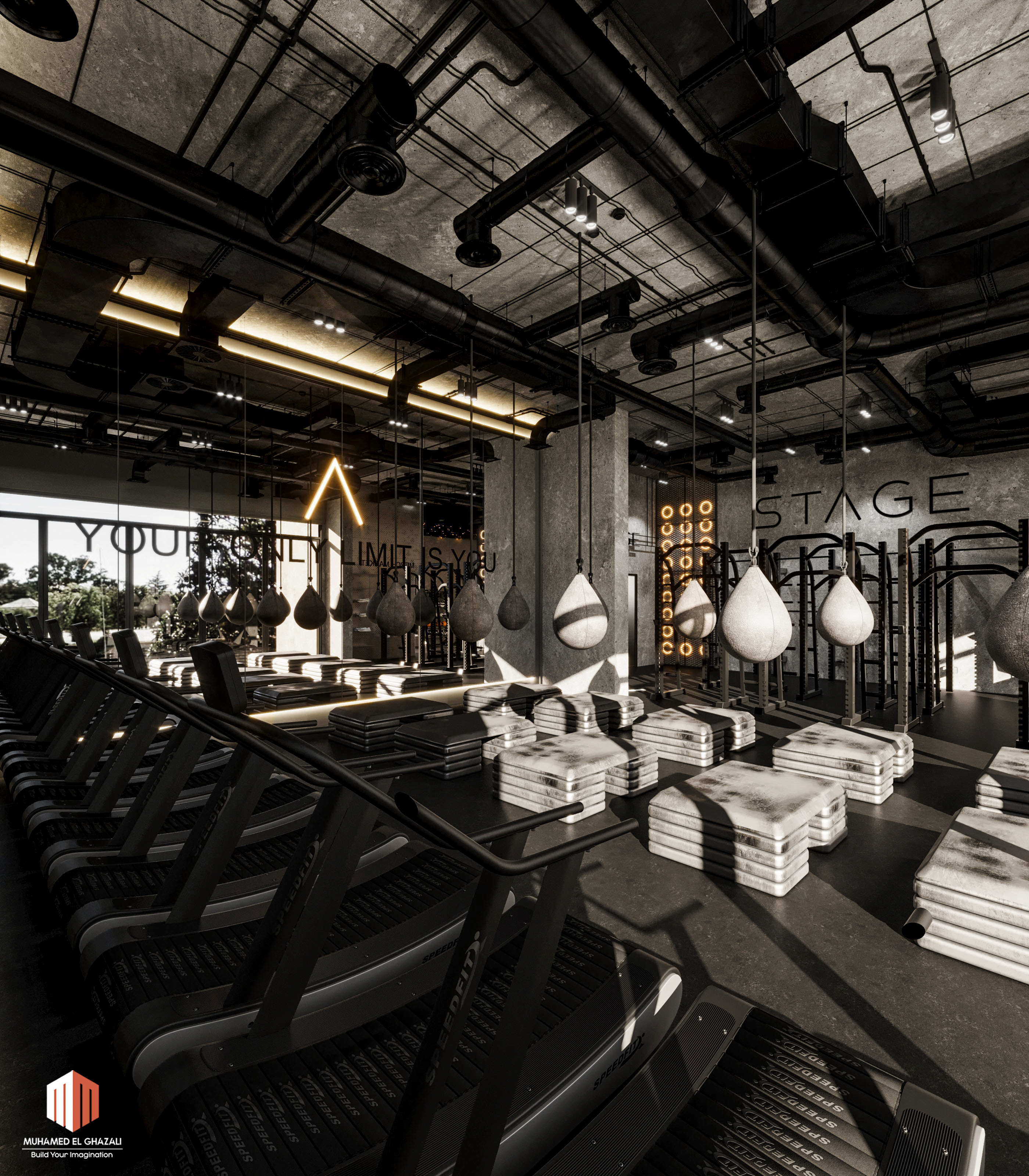 健身房设计丨卡塔尔-16