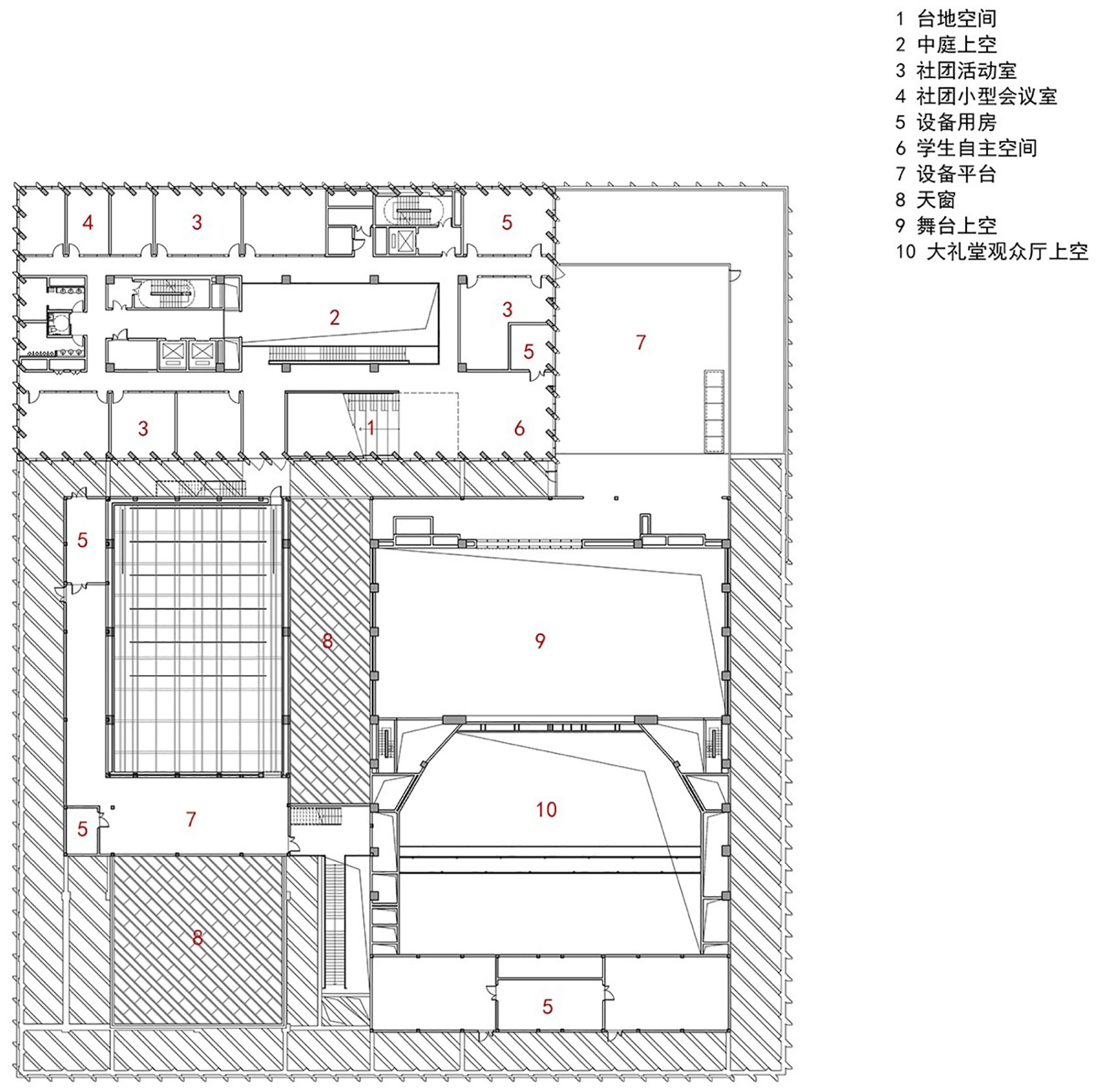 同济大学艺嘉楼（嘉定校区学生活动中心）丨中国上海丨同济大学建筑设计研究院（集团）有限公司 麟和建筑工作室-109